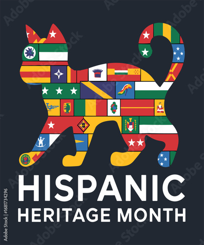 National Hispanic Heritage Month Cat Vigorous