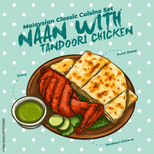 Malaysian Cuisine Set_Naan dan Tandoori