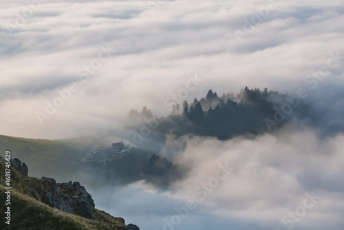 Misty Fluffy Cloudy Mountain Dreams