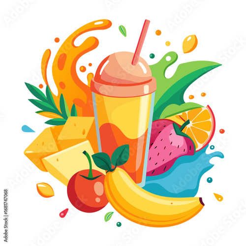 mixed fruit splash