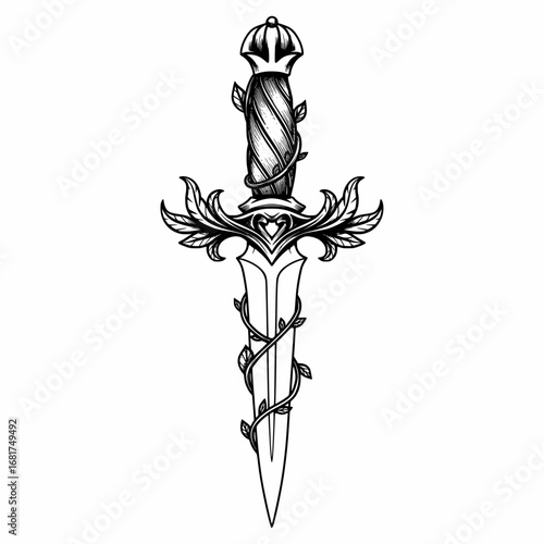 Magical Dagger Illustration