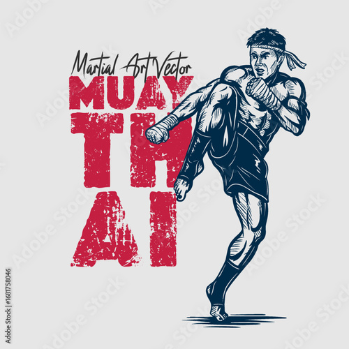 Martial Art vector_Muay Thai 3