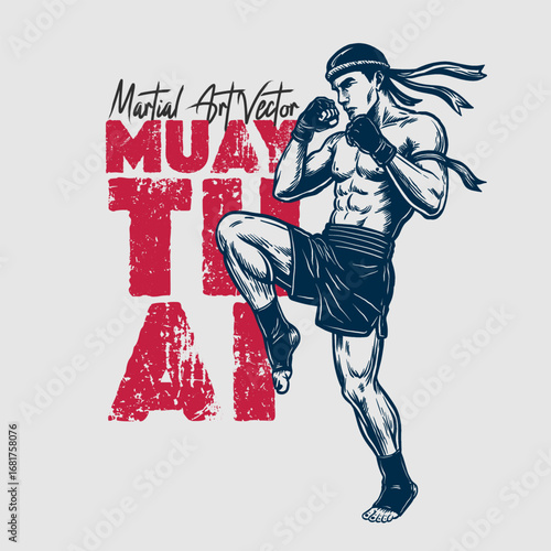 Martial Art vector_Muay Thai 2