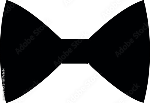 Black Bow Tie icon Vector 