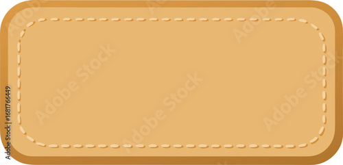 Detailed dog illustration with a close up high angle view featuring a blank rectangular area for customization or message insertion