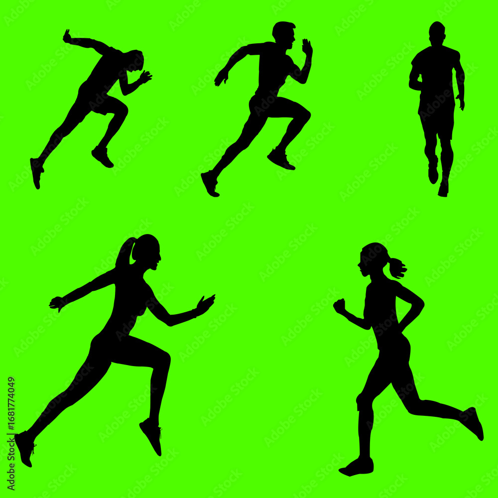 Obraz premium Running VECTOR ICON