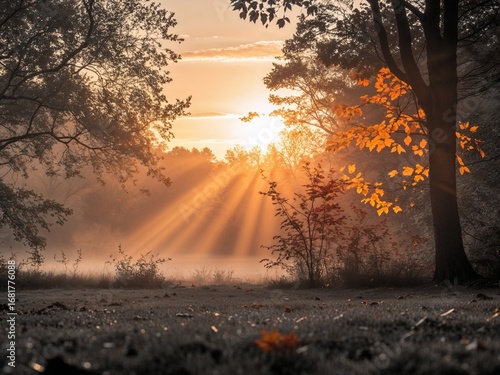 seasons. A magical autumn day