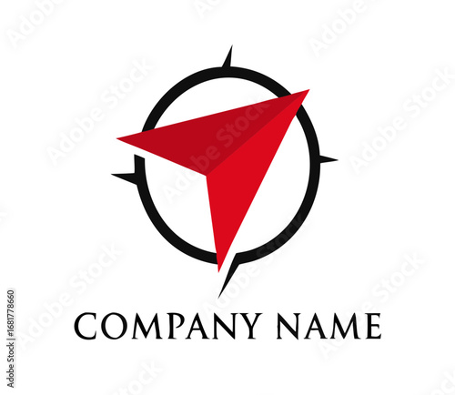 Compass logo template