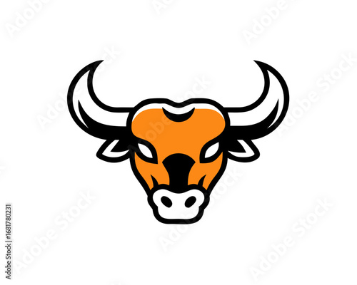 Bull Taurus Logo Template vector icon illustration