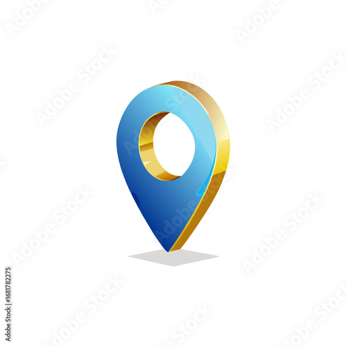 this is a 3d rendered image of a golden location p