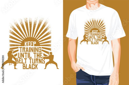 Keep Training t-shirt design unique idea