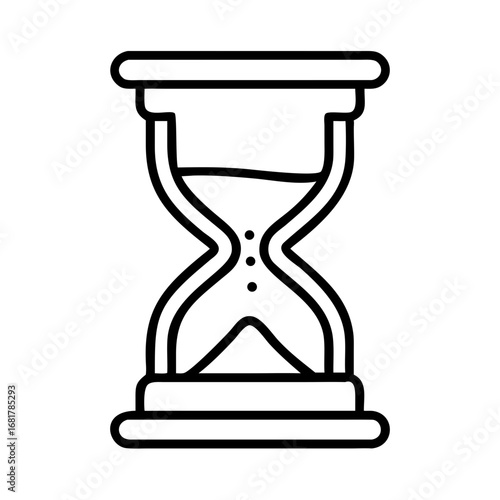 Hourglass sand timer time countdown deadline urgency passing minutes seconds old antique wait