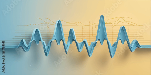 Heartbeat ecg graph medical pulse line monitor chart