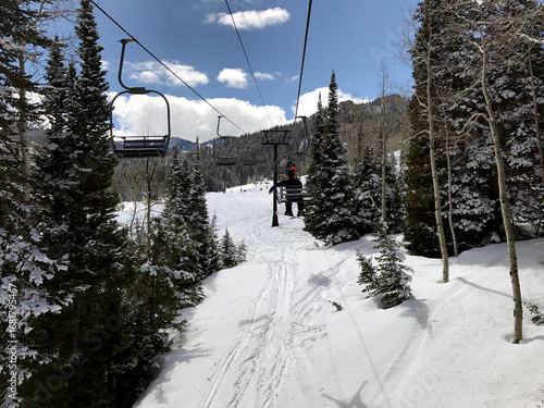 ski slopes in Solitude Utah