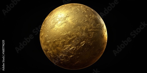 Golden Egg 3D Render, Stone...