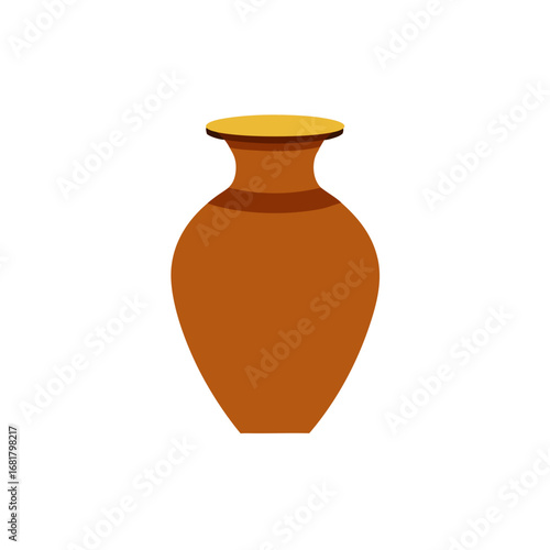 this is a photograph of a large  terracotta vase w