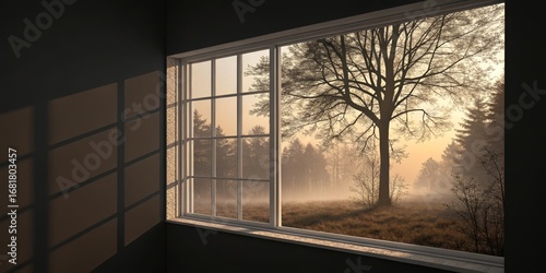 Sunrise Through a Sliding W...