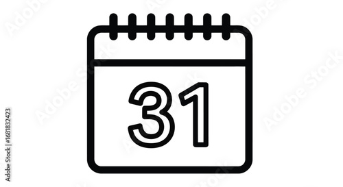 Calendar icon with the date 31