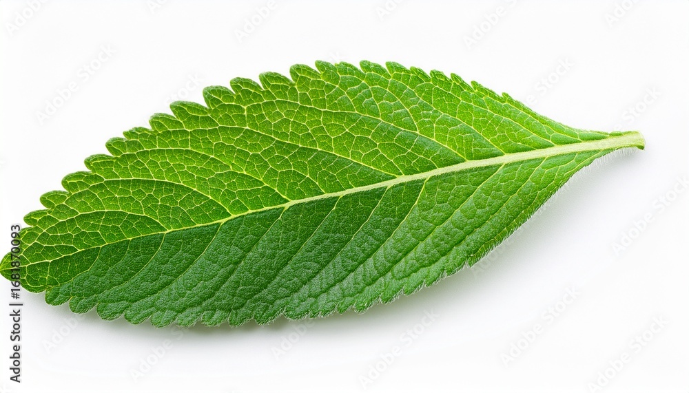 Obraz premium isolated fresh leaves of lemon verbena