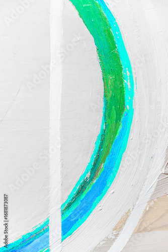 Fragment from painted canva...