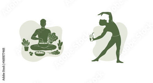 Healthy Lifestyle Choices Nourishing Food and Fitness for Well-being