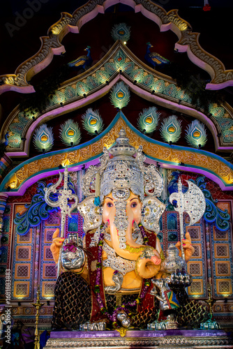 Manache 5 Ganapati Pandal, Pune Maharashtra, Ganesh Chaturthi Festival 2025