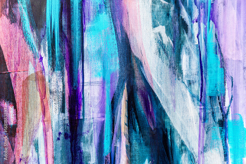 Fragment from painted canva...