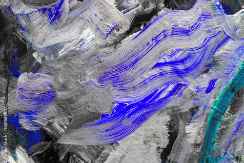 Fragment from painted canva...