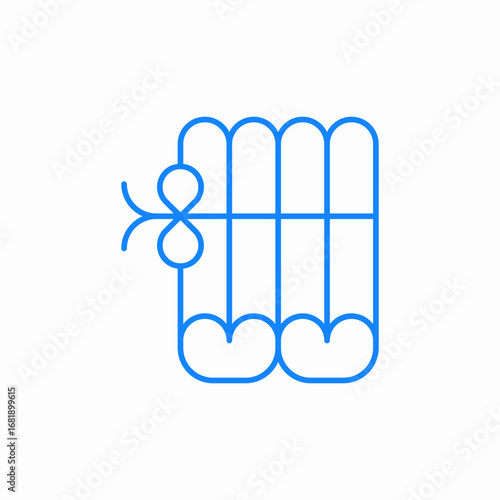 cinnamon spice icon sign vector