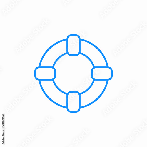 lifebuoy icon icon sign vector