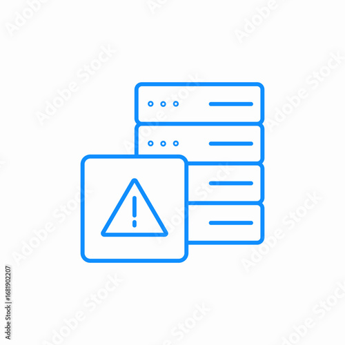server error icon sign vector
