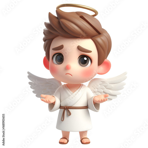 3D Cute angel