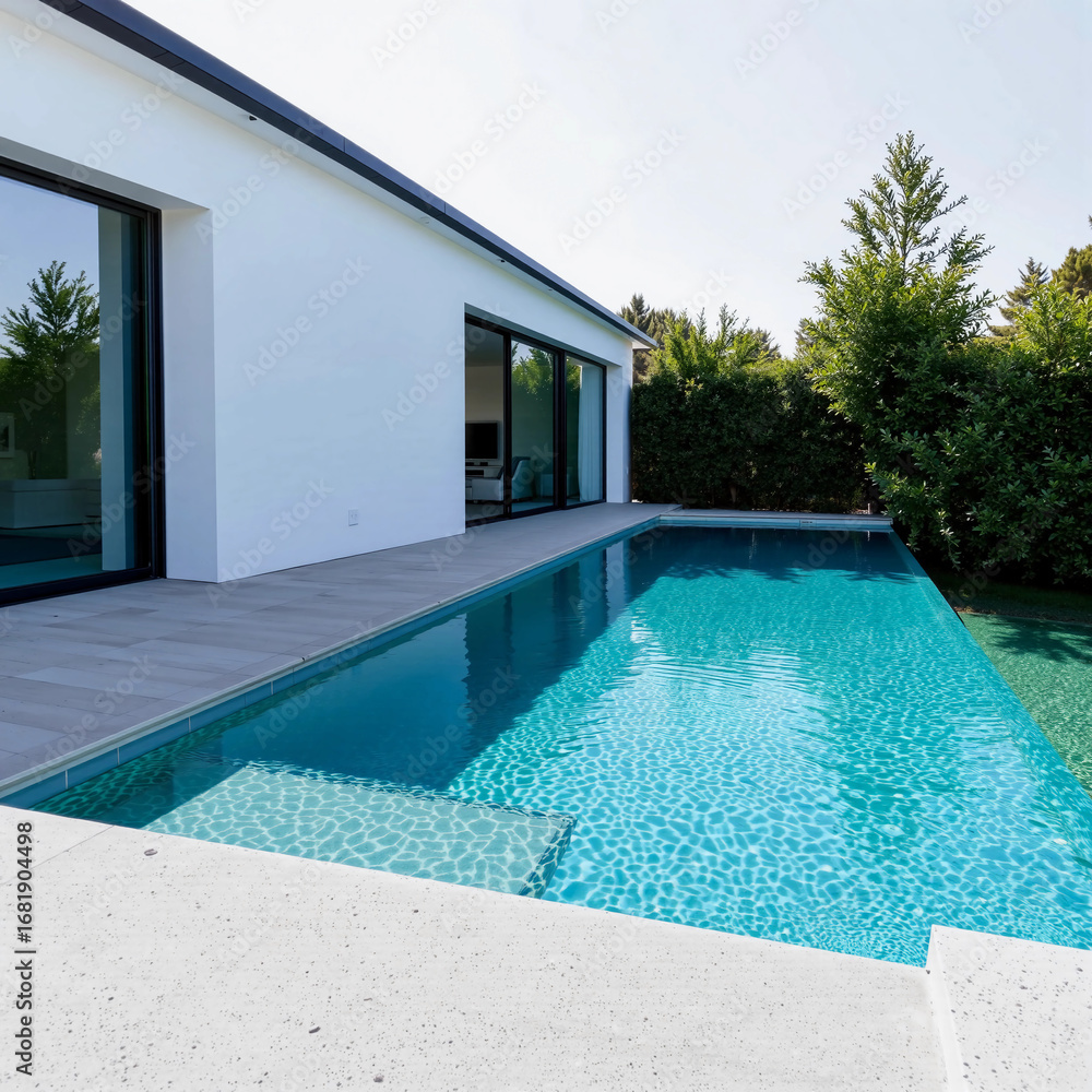 Obraz premium swimming pool in hotel