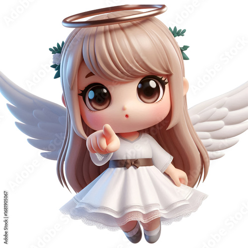 3D Cute angel 