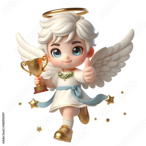 3D Cute angel 