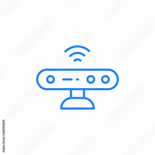 router wireless connection icon sign vector