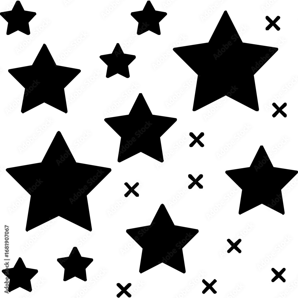 Obraz premium Stars Icon