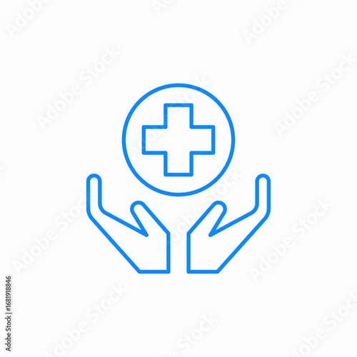 health medical care icon sign vector