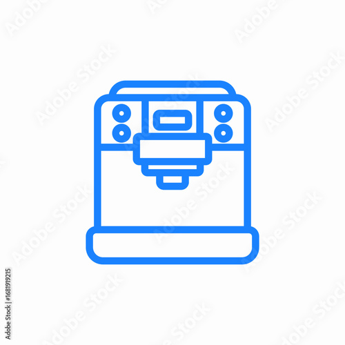 ice maker icon sign vector