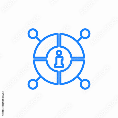 information steering wheel icon sign vector