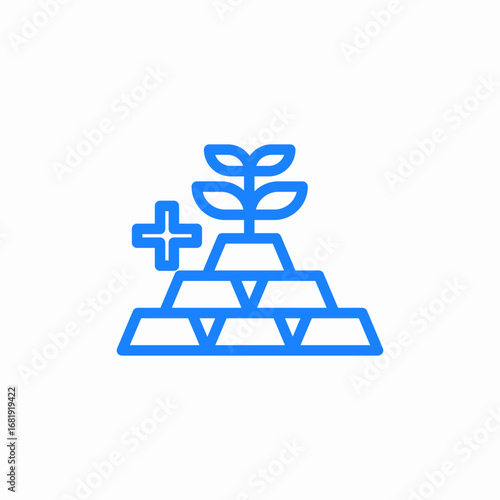 invenstment finance icon sign vector