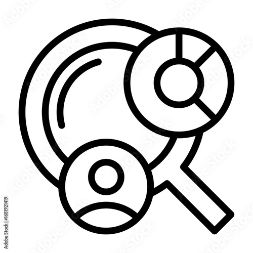 Competitor Analysis Vector Icon
