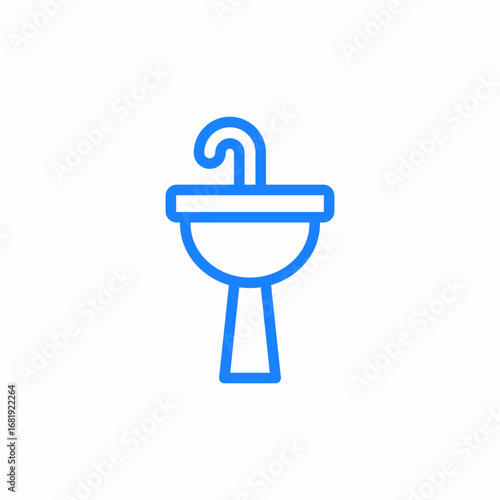 sink icon icon sign vector