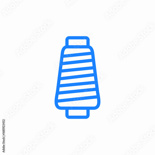 thread spool icon sign vector