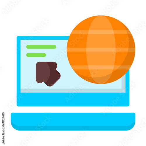 E learning Vector Icon