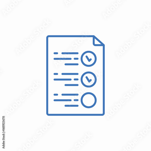 todo list icon sign vector