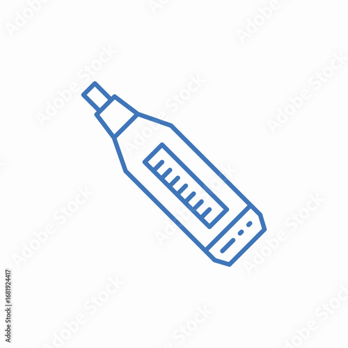 voltage indicator icon sign vector
