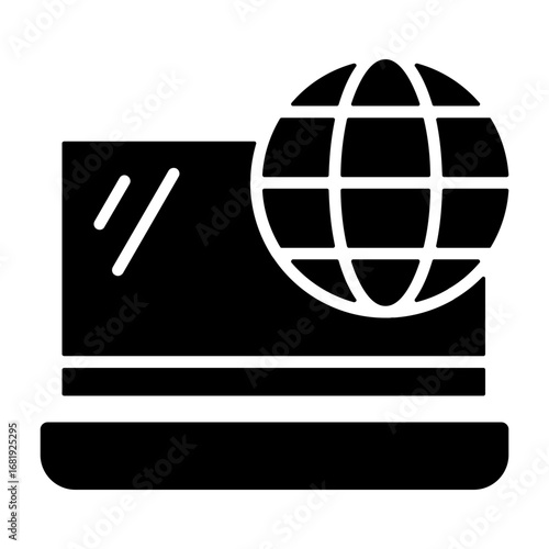 Remote Work Setup Vector Icon