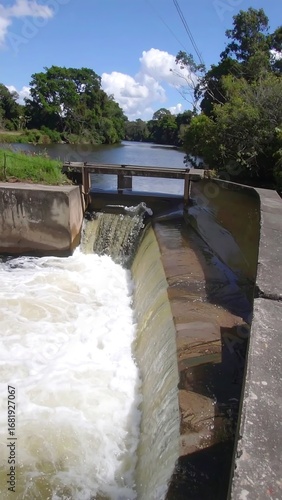Wallpaper Mural Canal spillway in sunny day Torontodigital.ca