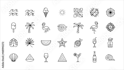 Versatile vector graphic design featuring a bold numerical element and clean typography suitable for branding and digital applications